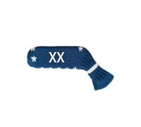 Scott Edward 1PCS Golf Knitted Blade Putter Cover,Double Layers knit,Cute and Soft Acrylic Fabric,Single/Double Sided Customization（Blue Star)