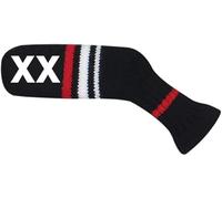 Scott Edward 1PCS Knitted Golf Club Head Covers for Irons Wedge Cuteness and Basically Socks Shape Washable Golf Club Head Protector on Pattern Style Double Sided Customized(Red Warning)