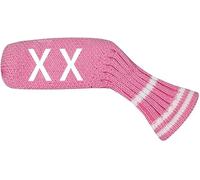 Scott Edward 1PCS Knitted Golf Club Head Covers for Irons Wedge Cuteness and Basically Socks Shape Washable Golf Club Head Protector on Pattern Style Double Sided Customized(Light Pink)