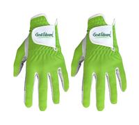 Scott Edward 2-Pack Men's Golf Glove Universal Fit, No-Slip, Breathable, Soft, Washable, Worn on Left Hand, Green (27-XXL)