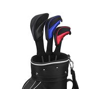 Scott Edward 3Pcs Long Neck Mesh Golf Club Headcovers Set Golf Club Head Covers for Driver Fairway Hybrids Woods