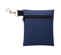 Scott Edward Golf Tee Pouch Travel Gear Professional Zipper Golf Tee/Ball Pouch Bag with Metal Lobster Claw Clip for Valuables and Golf Accessories, Clips to Your Golf Bag for Extra Storage