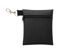 Scott Edward Golf Tee Pouch Travel Gear Professional Zipper Golf Tee/Ball Pouch Bag with Metal Lobster Claw Clip for Valuables and Golf Accessories, Clips to Your Golf Bag for Extra Storage