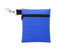 Scott Edward Golf Tee Pouch Travel Gear Professional Zipper Golf Tee/Ball Pouch Bag with Metal Lobster Claw Clip for Valuables and Golf Accessories, Clips to Your Golf Bag for Extra Storage