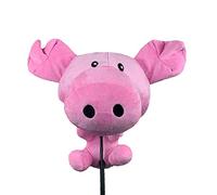 Scott Edward Pink Pig Golf Head Cover, Fit Fairway Wood, Plush Fabric, Smooth and Soft Touch Feeling, Best Gift for Kids,Animal Shape