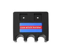 Scott Edward Pool Cue Holder, Cue Rest, Portable 3-Cue Holder for Pool Tables, Weighted Mini Billiard Cue Holder (3 Cues)