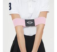 Scott Edward Pro Golf Swing Training Aid,Swing Correcting Arm Band Correct Training Swing Gesture Alignment Practice Tool for Golf Beginners,Longer,Extended Edition,Female,Girl,Woman(Pink)