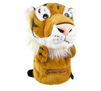 Scott Edward Yellow Tiger Golf Head Cover, Fit Driver Wood(460cc),Plush Fabric, Smooth and Soft Touch Feeling,Animal Shape