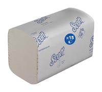 Scott Essential Interfold Hand Towels 6617 - V Fold Paper Towels - 15 Packs x 340 Paper Hand Towels (5,100 total)