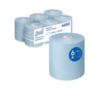 Scott Essential Paper Hand Towel Roll 1-Ply 350m Blue Pack of 6 6692