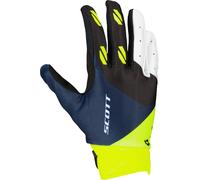 Scott Evo Race Midnight Purple Motocross Gloves, purple-yellow, size L for Men