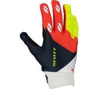 Scott Evo Race Sail Blue Motocross Gloves, red-blue, size S for Men