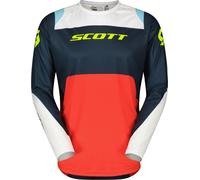 Scott Evo Race Sail Blue Motocross Jersey, red-blue, size L for Men
