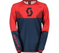 Scott Evo Track Kids Motocross Jersey, red-blue, size M