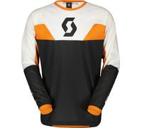 Scott Evo Track Motocross Jersey, black-white-orange, size M for Men
