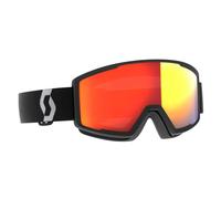 Scott Factor Pro LS Ski/Snowboard Goggles, Mineral Black-White/Red