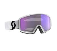 Scott - Photochromic Ski goggles - Factor Pro LS Mineral White/Black AMP LS Blue Chrome S2-4 White one size