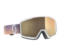 SCOTT Factor Pro Light Sensitive Sports Goggle (Bronze chrome/White/Soft Pink)