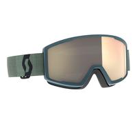 Scott Factor Pro Light Sensitive Ski Goggles Green Light Sensitive Bronze Chrome/CAT1-3 Men,Women