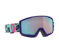 Scott Factor Pro Ski Goggles Green,Pink Enhancer Aqua Chrome/CAT2 Men,Women