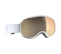 Scott Faze II Light Sensitive Goggle: Mineral White/Bronze Chrome Colo
