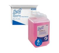 Scott Foam Everyday Use Hand Cleanser 1L Refill Pink Pack of 6 6340