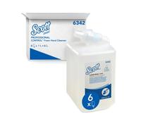 Scott Foam Hand Cleanser Unscented 1L Refills Clear Pack of 6 6342