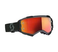 SCOTT Fury Adult Off-Road Motorcycle Goggles - Black/Orange Chrome Works Lens/One Size