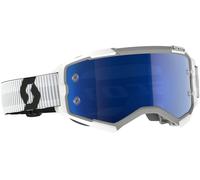 Scott Fury Chrome Motocross Goggles, black-white for Men
