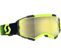 §Scott Fury MX Goggles Neon Green-Neon Yellow Chrome Works§