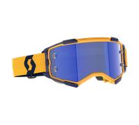 §Scott Fury MX Goggles Dark Yellow-Dark Blue-Blue Chrome Works§