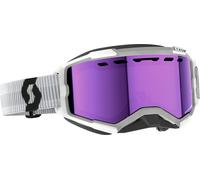 Scott Fury White Snow Goggles, white-purple for Men