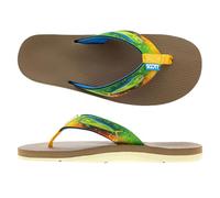 Scott Hawaii Men's Kaiko Sandal | Nylon Strap with Neoprene Lining | Molded Non-marking No-slip Outsole | Arch Support and Heel Cup | Marine & Boat Friendly, Dark Mahi, 8.5 UK
