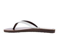 Scott Hawaii Women's Mohala | Vegan Leather Sandal | Narrow Width | Flat Heel | All Day Comfort Flip Flop, White, 6.5 UK