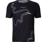 Scott - Lightweight, breathable running T-shirt - RC Run SS Tee M Black Spray Grey for Men - Size L Grey L