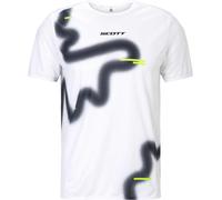 Scott - Lightweight, breathable running T-shirt - RC Run SS Tee M White Black for Men in Recycled Polyester - Size XL Black XL