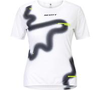 Scott - Lightweight, breathable running T-shirt - RC Run SS Tee W White Black for Women in Recycled Polyester - Size M White M