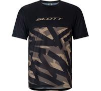 Scott - Lightweight, stretchy, quick-drying MTB T-shirt - Vertic LT SS Tee M Black for Men in Recycled Polyester - Size L Black L
