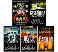 Scott Mariani Collection Ben Hope Series 3: 5 Books Set (The Martyr's Curse, The Cassandra Sanction, Star of Africa, The Devil's Kingdom, The Babylon Idol)