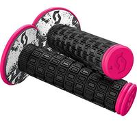 Scott Mellow MX Motorcycle Grips in oughnut Black / Pink