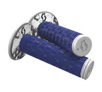 Scott MX Mellow Handlebar Grips & Grip Donuts Blue/White