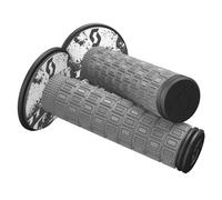 Scott MX Mellow Handlebar Grips & Grip Donuts Gray/Black