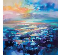 Scott Naismith WDC101331 Printed Canvas 40 x 40 cm (Raisonance des Hebrides 2), Multi-Colour, 40 x 40 x 3.8 cm