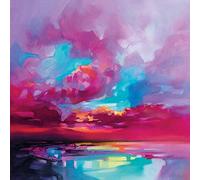 Scott Naismith WDC101332 Printed Canvas 40 x 40 cm (Vortex), Multi-Colour, 40 x 40 x 3, 8