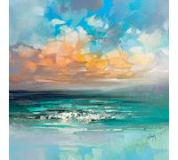 Scott Naismith WDC97328 60 x 60 cm Hebridean Water Canvas Print, Multi-Colour, 60 x 60 x 3.8 cm