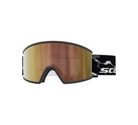 Scott - Photochromic ski goggles - Ambit Light Sensitive Granite Black/White AMP LS Cinnamon Chrome S1-3 in Silicone - Grey Grey one size