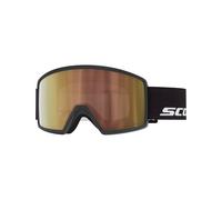 Scott - Photochromic ski goggles - Neo Light Sensitive Black AMP LS Cinnamon Chrome S1-3 in Silicone Black one size