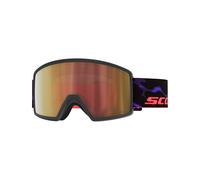 Scott - Photochromic ski goggles - Neo Light Sensitive Black/Purple AMP LS Cinnamon Chrome S1-3 in Silicone Black one size