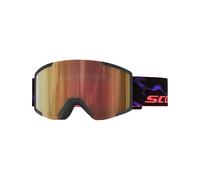 Scott - Photochromic ski goggles - Shield Light Sensitive Black/Purple AMP LS Cinnamon Chrome S1-3 Black one size