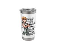Scott Pilgrim Vs. The World Vegan Todd Ingram Stainless Steel Insulated Tumbler